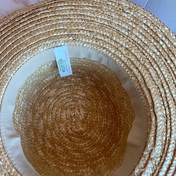 Panama straw hat with bow - Picture 3 of 3